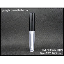 Plástico transparente y vacío tubo de brillo de labios AG-E019, empaquetado cosmético de AGPM, colores/insignia de encargo